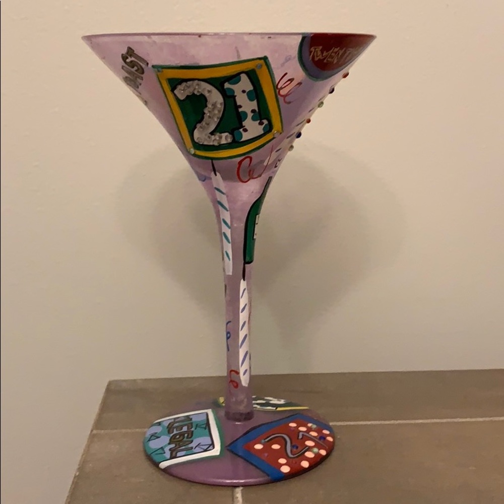 Martini Glasses with fun designs - Picture 5 of 8